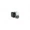 Купить Сдвоенные кнопки: кнопка сдвоенная черно-белая выступающая с подсветкой неон (1но+1нз) оптом и в розницу.