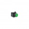 Купить Кнопки без фиксации: кнопка нажимная круглая зеленая cp100dy (1но) оптом и в розницу.