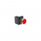 Купить Кнопки без фиксации: кнопка нажимная круглая красная b101dк оптом и в розницу.