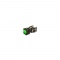 Купить Нажимные кнопки серии D: кнопка нажимная квадратная зеленая оптом и в розницу.